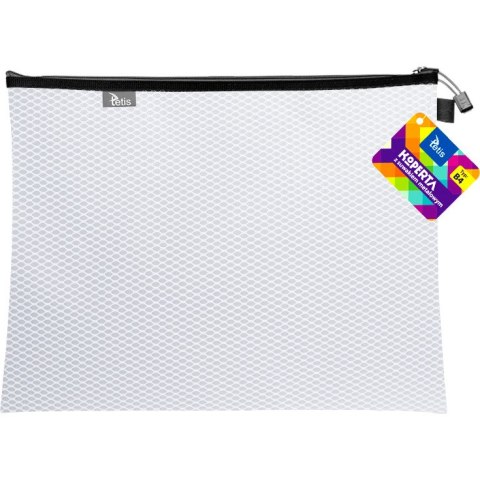 Koperta B4 z suwakiem metalowym BIAŁA BT607-B TETIS