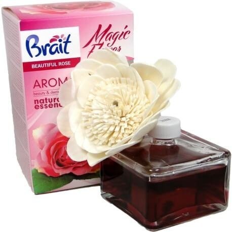 Odświeżacz BRAIT kwiat we flakonie 75ml BEAUTIFUL ROSE *12193