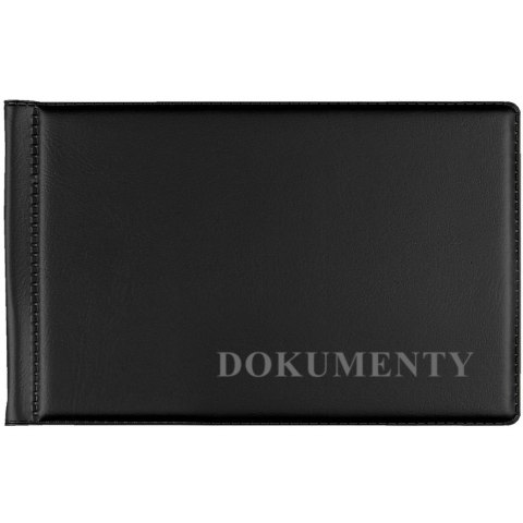 Okładka na dokumenty mała standard czarne OD-02 BIURFOL