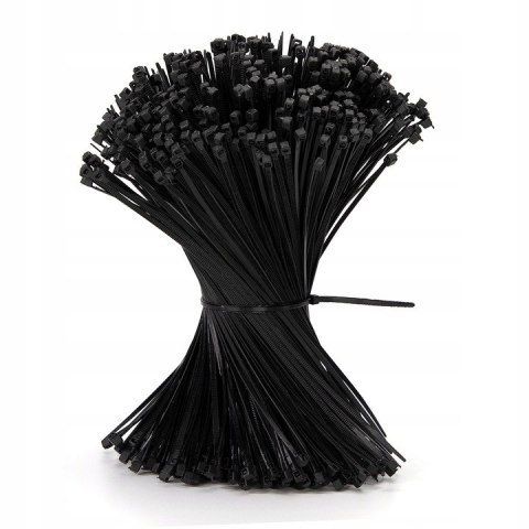 Opaska zaciskowa/opaska kablowa/zip/raps/trytytka 350x4,8mm (100szt) czarna LEXTOOL (LXOP29)