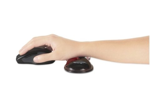 Podkładka żelowa czerwona Slim Duo Gel pod nadgarstek do myszy/trackballa K62440WW KENSINGTON