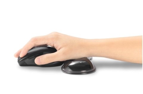 Podkładka żelowa szara Slim Duo Gel pod nadgarstek do myszy/trackballa K62438WW KENSINGTON