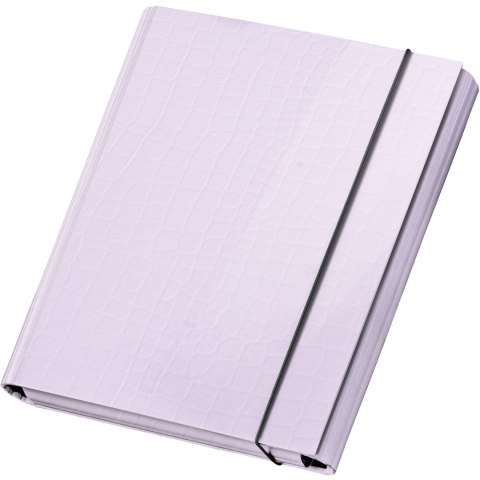 Teczka skrzydłowa z gumką PasteLove pastelowy liliowy P/310/35 VAUPE