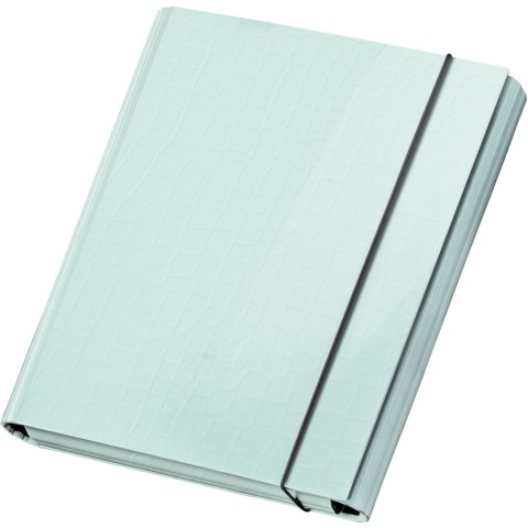 Teczka skrzydłowa z gumką PasteLove pastelowy morski P/310/33 VAUPE