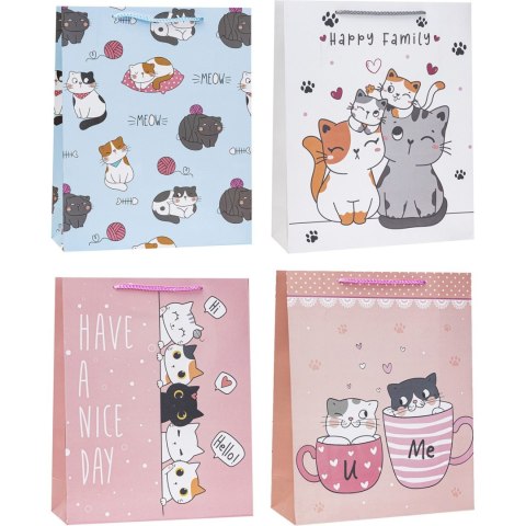 Torebka prezentowa 31x40x12cm TD-23128-A3 ROZETTE