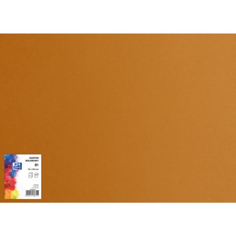 Blok karton kolorowy CREATINIO B1 225g 25 arkuszy nr.19 brązowy 400150259 TOP 2000