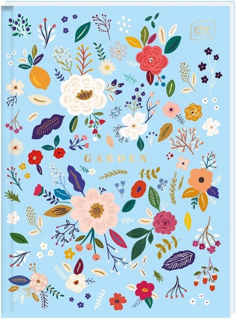 Brulion A4 96k kratka 70g HS Garden INTERDRUK