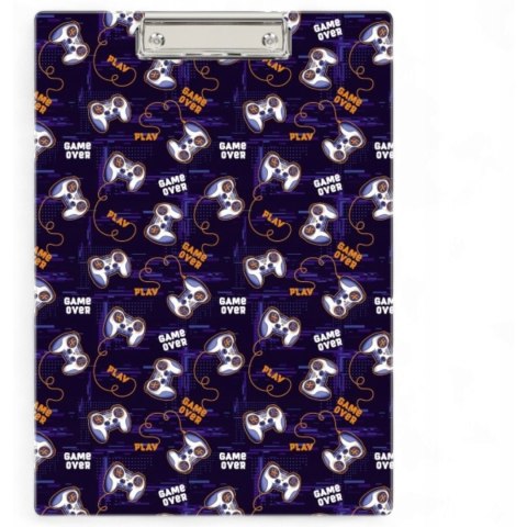Deska z klipem A4 z nadrukiem GAMEPAD KHN-01-33 BIURFOL