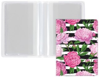 Okładka na dokumenty mini z nadrukiem PEONY OD-25-45 BIURFOL