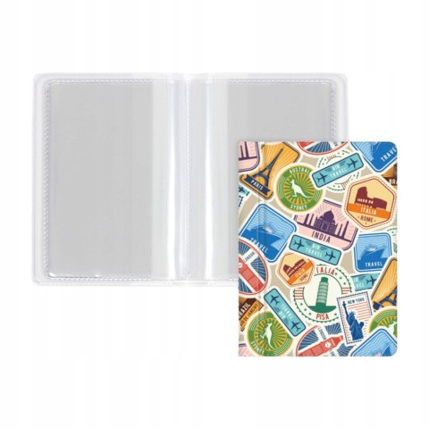 Okładka na dokumenty mini z nadrukiem TRAVEL OD-25-44 BIURFOL