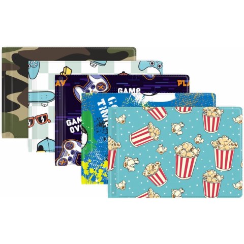 Okładka na dokumenty ucznia mała z nadrukiem MIX (10szt) OD-33-MIX BIURFOL