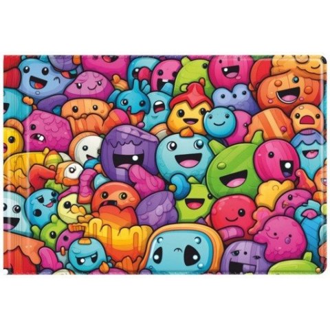 Okładka na dokumenty ucznia mała z nadrukiem MONSTERS OD-31-40 BIURFOL