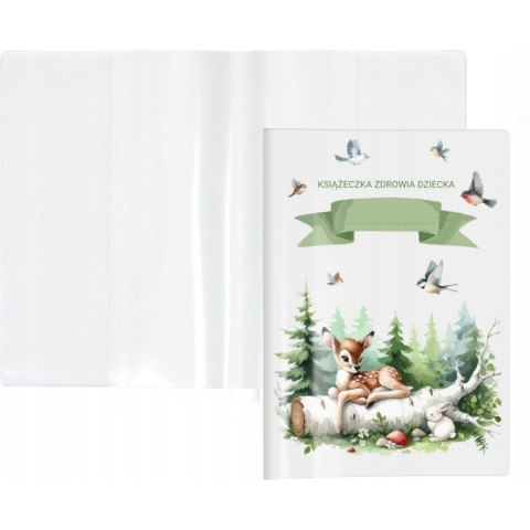 Okładka na książeczkę zdrowia dziecka z nadrukiem LAS KZ-00-11 BIURFOL