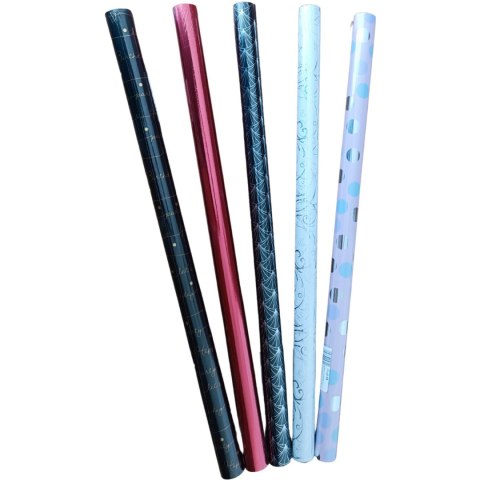 Papier ozdobny 200x70cm METALIZOWANY