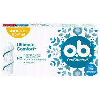 Tampony O.B. (16 sztuk) ORYGINAL Normal ProComfort