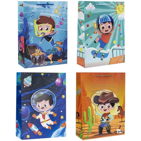 Torebka prezentowa 26x32x10cm TD-23060-HS-A4 ROZETTE