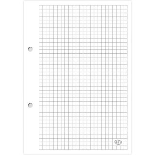 Wkład do segregatora A5 kratka 100k biały INTERDRUK