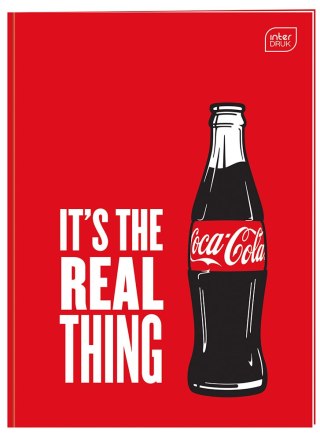 Zeszyt A4 32k kratka 70g M Mat+UV COCA COLA INTERDRUK