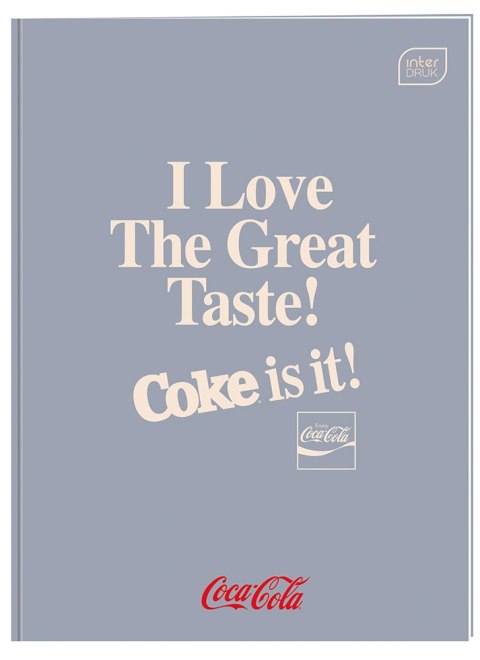 Zeszyt A4 60k kratka 70g M Hybrid COCA COLA INTERDRUK