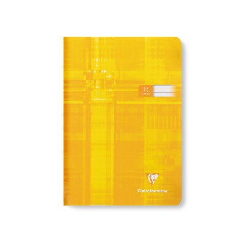 Zeszyt A5 16 kartek linia podwójna kolorowa 90g mix kolorów 63529AMXC CLAIREFONTAINE