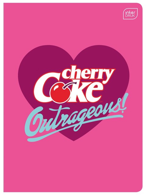 Zeszyt A5 32k kratka 70g M Mat+UV COCA COLA INTERDRUK