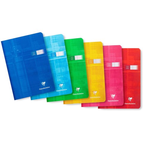 Zeszyt A5 32k kratka 90G 63542AMXC CLAIREFONTAINE