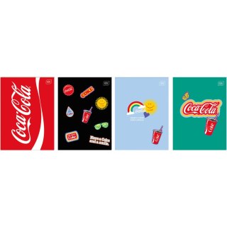 Zeszyt do słowek A6 32k Mat+UV COCA COLA INTERDRUK