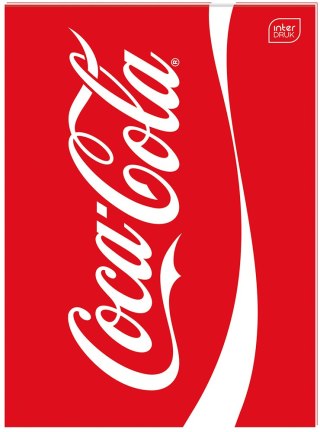 Zeszyt do słowek A6 32k Mat+UV COCA COLA INTERDRUK