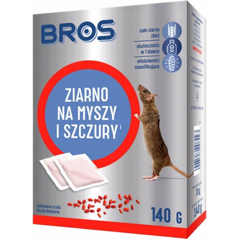Ziarno na myszy i szczury 140g BROS