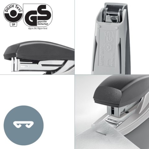 Zszywacz mini NeXXt Recycle 10 kartek czerwony 56170025 LEITZ