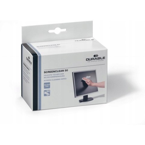Chusteczki do czyszczenia ekranów (50szt) 578702 DURABLE
