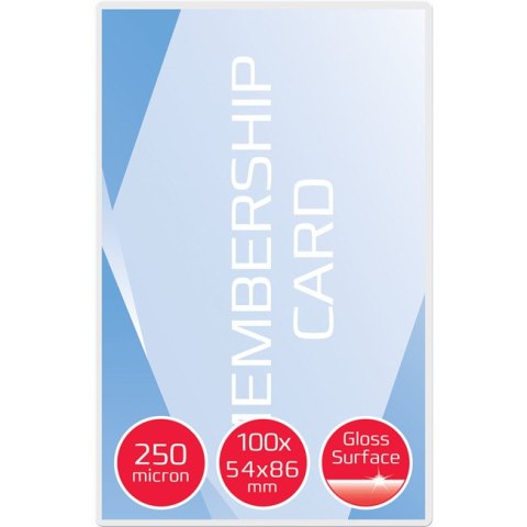 Folia do laminacji GBC Card 250 mic. białe 3740430