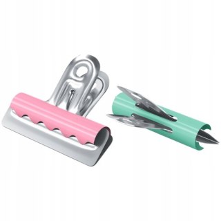 Klipy Buldog 57mm 10szt. kolorowe 255058 BERLINGO