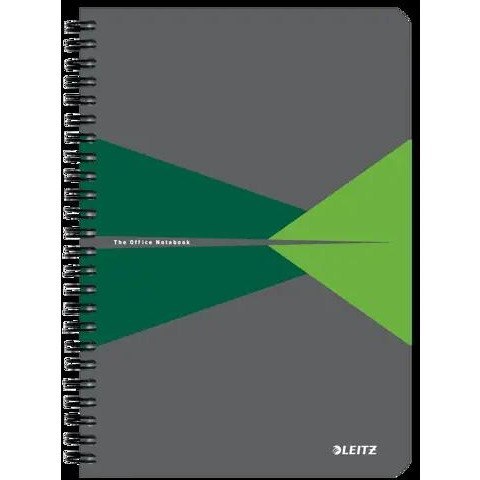 Kołonotatnik Office A5 w kratkę zielony 44581055 LEITZ