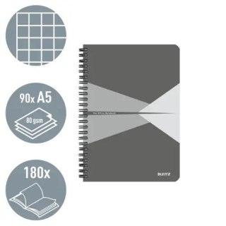 Kołonotatnik Office A5 w kratkę zielony 44581055 LEITZ