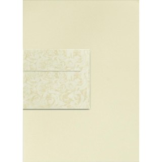 Koperta 80x160mm Pearl biały 150g. (10szt.) 280499 Galeria Papieru