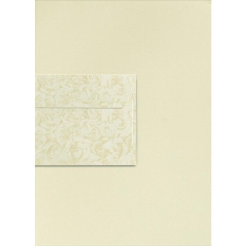 Koperta 80x160mm Pearl biały 150g. (10szt.) 280499 Galeria Papieru