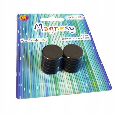 Magnesy 20mm/4mm (10szt.) MAG-327 ALIGA