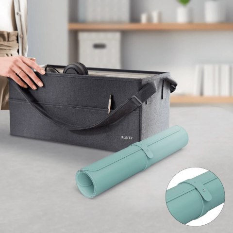 Mata na biurko 800x400mm miętowa 53820051 LEITZ