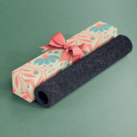 Mata na biurko filcowa 700x360mm szara 53830089 LEITZ