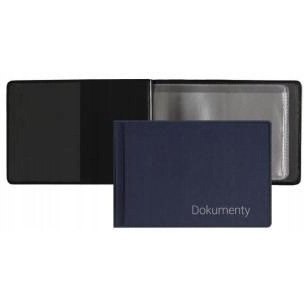 Okładka na dokumenty mała PREMIUM granat OD-02-02 BIURFOL