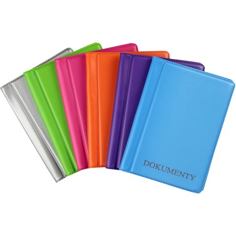Okładka na dokumenty mini NEW COLOURS (mix 10 szt)KOD-03 BIURFOL