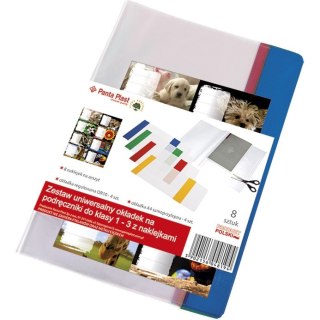 Okładki na podręczniki do klasy 1-3 z naklejkami 0402-0146-99 PANTA PLAST