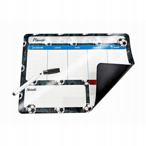 Planer magnetyczny na lodówkę Plan lekcji 35x25cm tygodniowy + marker PM-02-02 BIURFOL