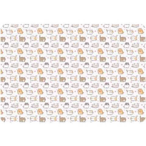 Podkładka do prac plastycznych A4 PP z nadrukiem KITTENS PSN-A4-35 BIURFOL