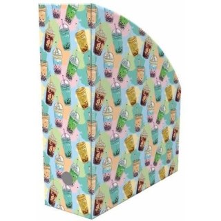 Pojemnik na dokumenty 10cm z nadrukiem BUBBLE TEA NSE-02-37 BIURFOL