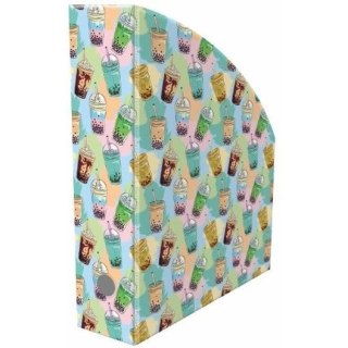Pojemnik na dokumenty 7cm z nadrukiem BUBBLE TEA NSE-01-37 BIURFOL