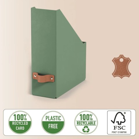 Pojemnik na dokumenty Puro z tektury w 100% z recyklingu (2szt.) zielony 24710050 LEITZ