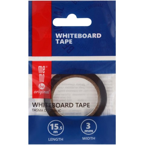 Taśa do tablic samoprzylepna czarna 3mmx15.m MT003 MEMOBE