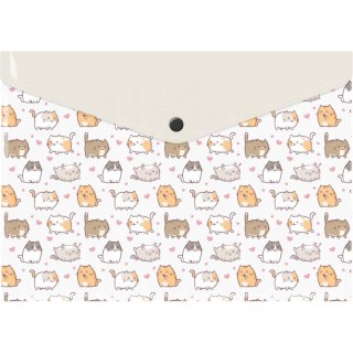 Teczka kopertowa A4 PP z nadrukiem KITTENS TKN-A4-35 BIURFOL